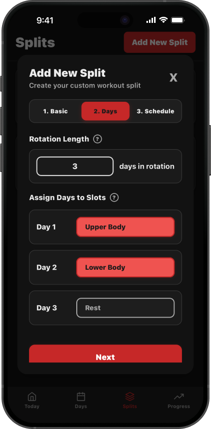 SimpleSplit rotation split screenshot