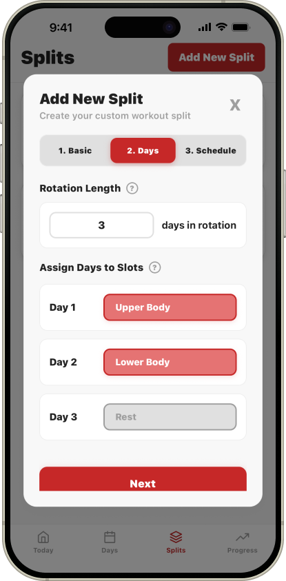 SimpleSplit rotation split screenshot